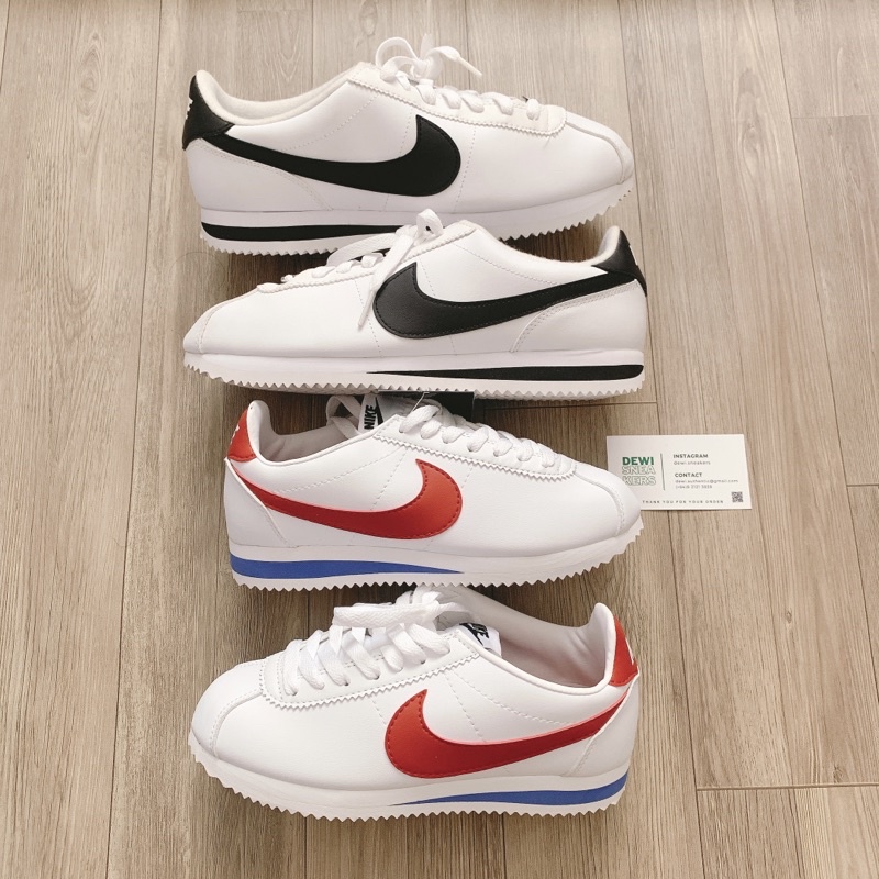 Giày Cortez Móc đỏ/ Móc đen có sẵn mã 904764