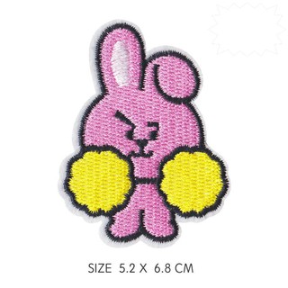 Sticker vải, patch ủi BTS siêu cute