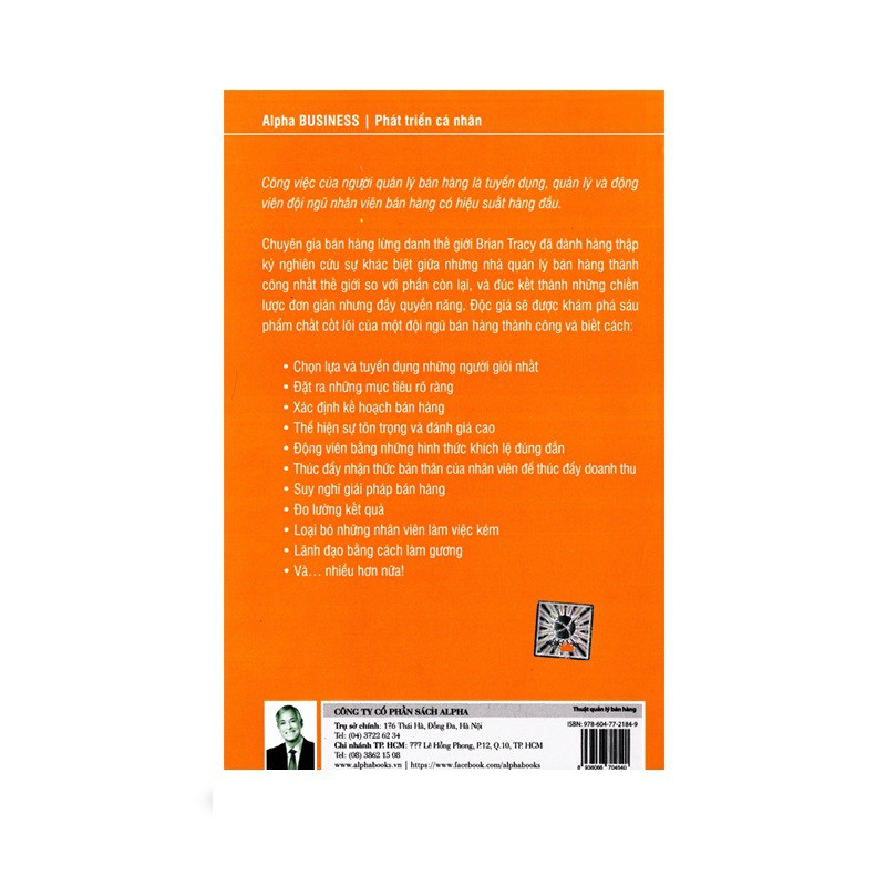Sách - Thuật quản lý bán hàng