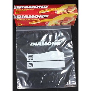 Túi Zip Đựng Thực Phẩm Diamond - Size Lớn