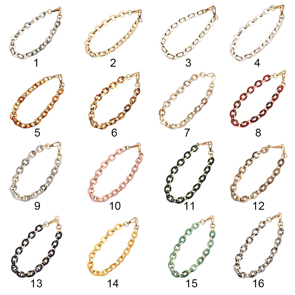 Dây đeo túi xách thay thế bằng acrylic có thể tháo rời tiện dụng dành cho nữ