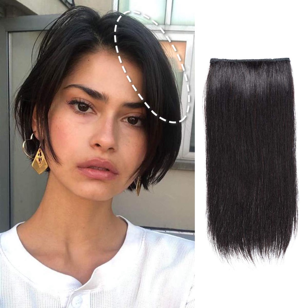(Hàng Mới Về) Tóc Giả Xoăn Dài 15cm Không Đường May Cho Nữ