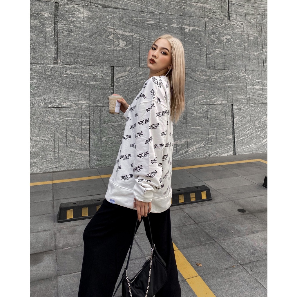 Áo Sweater Form Rộng Mùa Đông Sweater Gozzone  - Màu Trắng | BigBuy360 - bigbuy360.vn