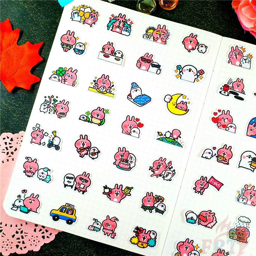 Set 60 miếng hình dán trang trí album sổ tay DIY