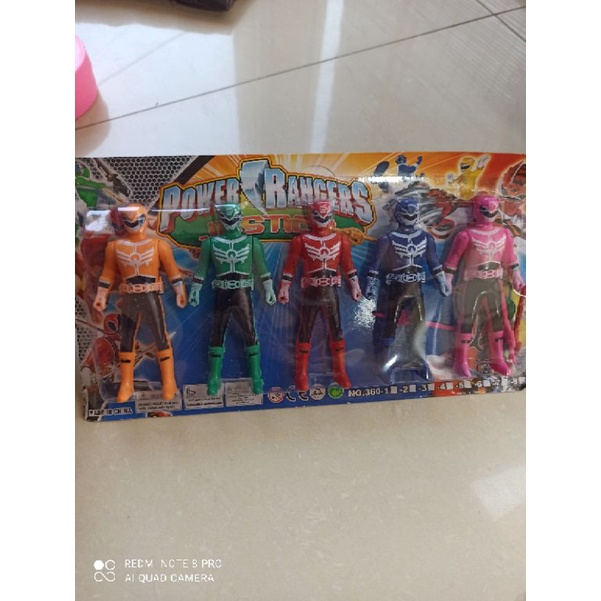 vỉ đồ chơi 5 anh em siêu nhân mini,mô hình siêu nhân