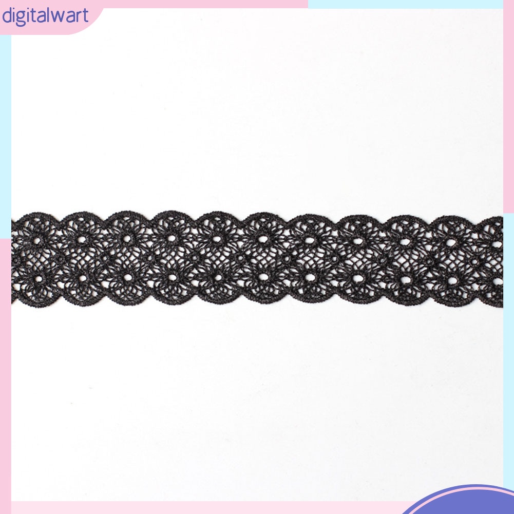 Dây Chuyền Choker Ren Phong Cách Gothic Có Thể Điều Chỉnh Kích Cỡ