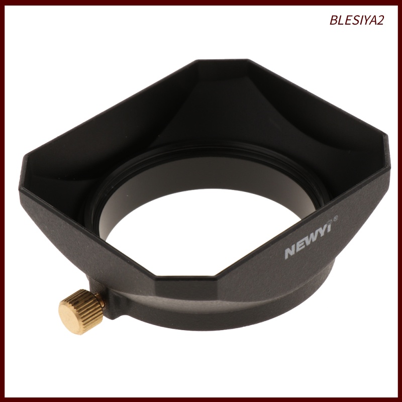 [BLESIYA2]49mm Square Hood for Pentax  Zeiss Kodak Camera Lens Accessory Kit