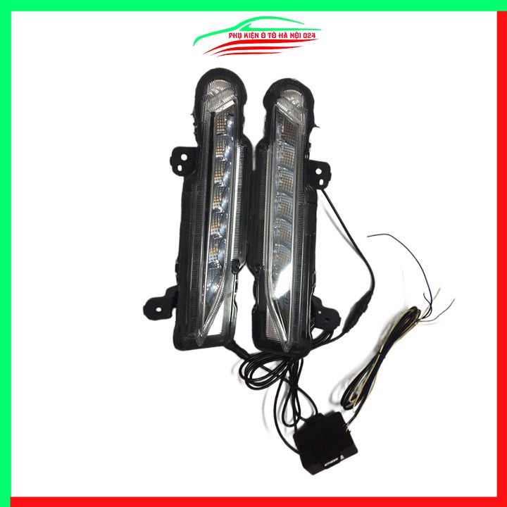 Đèn led mí ca lăng cản trước ô tô Vios 2019 2020 Bản E Chạy Đuổi