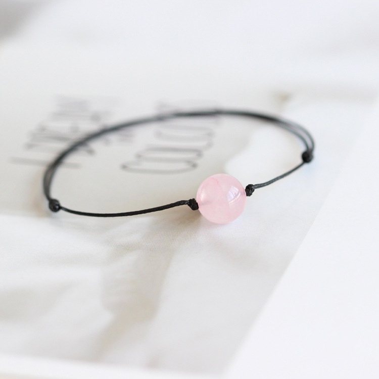 Vòng tay 1 hạt đá nhiều màu sắc giá rẻ