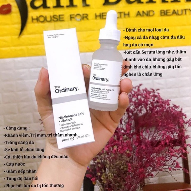 Nia 10% + Zinc 1% The Ordinary 30ml
