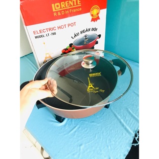 Nồi lẩu 2 ngăn Lorente LT - 760 ( 5 lít)