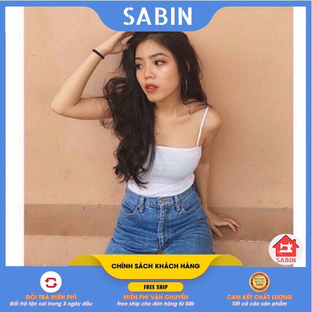 [BÁN SỈ] Áo hai dây bún mùa hè siêu hot FREE SIZE DƯỚI 70KG SABI SHOP | BigBuy360 - bigbuy360.vn