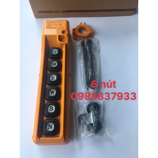 Tay bấm điều khiển cầu trục 6 nút Hàn quốc dùng để điều khiển thiết bị nâng đơn giản thuận tiện
