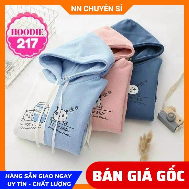 Áo hoodie chất nỉ bông mềm mịn in hình dễ thương  Áo nỉ chui nam nữ AHD hoodie tổng hợp