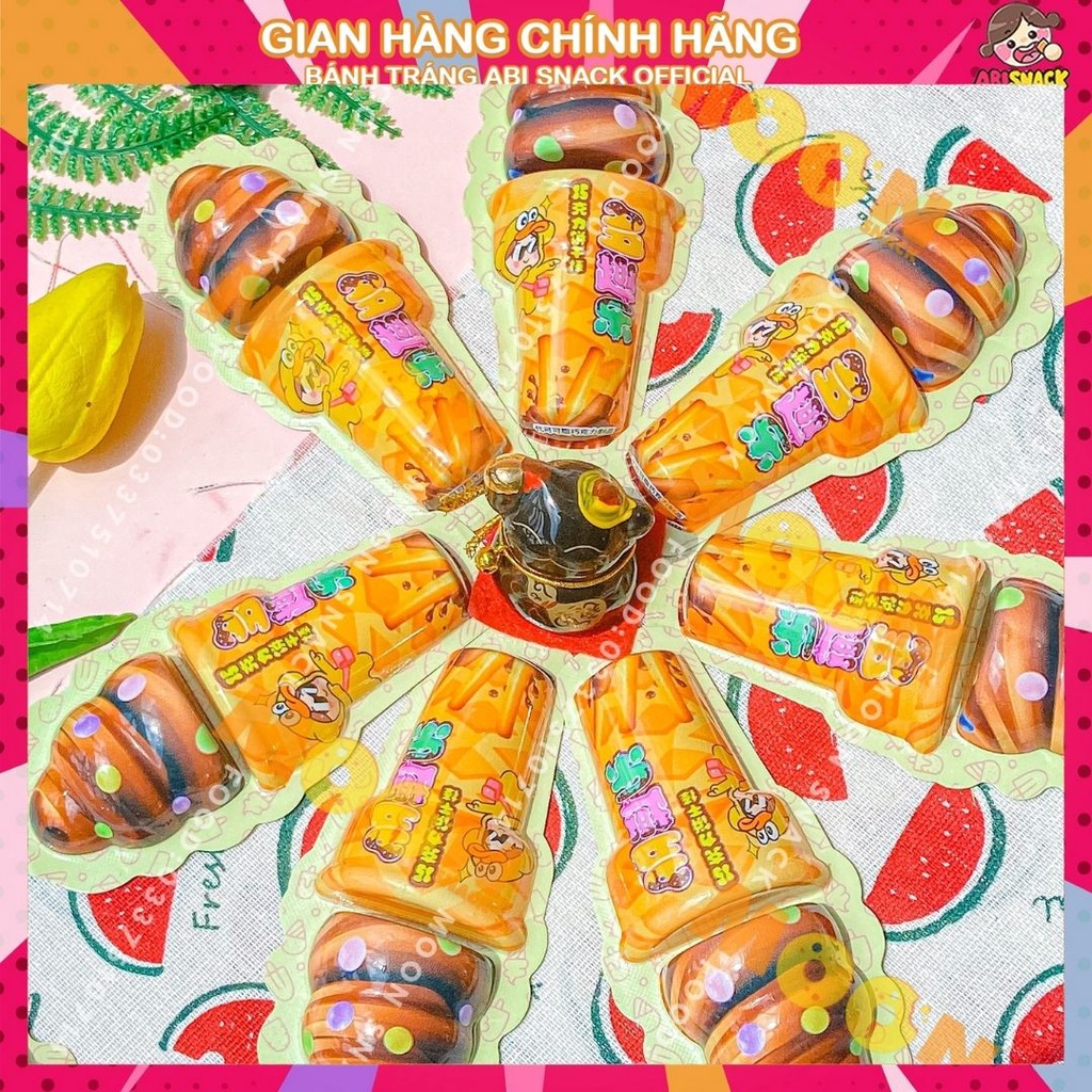 Bánh quy ốc quế bên trong có socola và bánh YueDi cái 12g