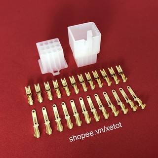 Giắc cắm điện 12 pin 2.8mm cho ô tô, xe máy
