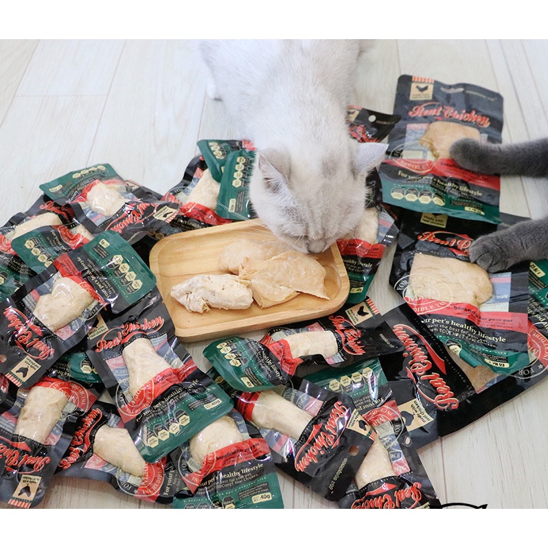 Ức Gà Hấp Real Chicken Ăn Liền 40gr