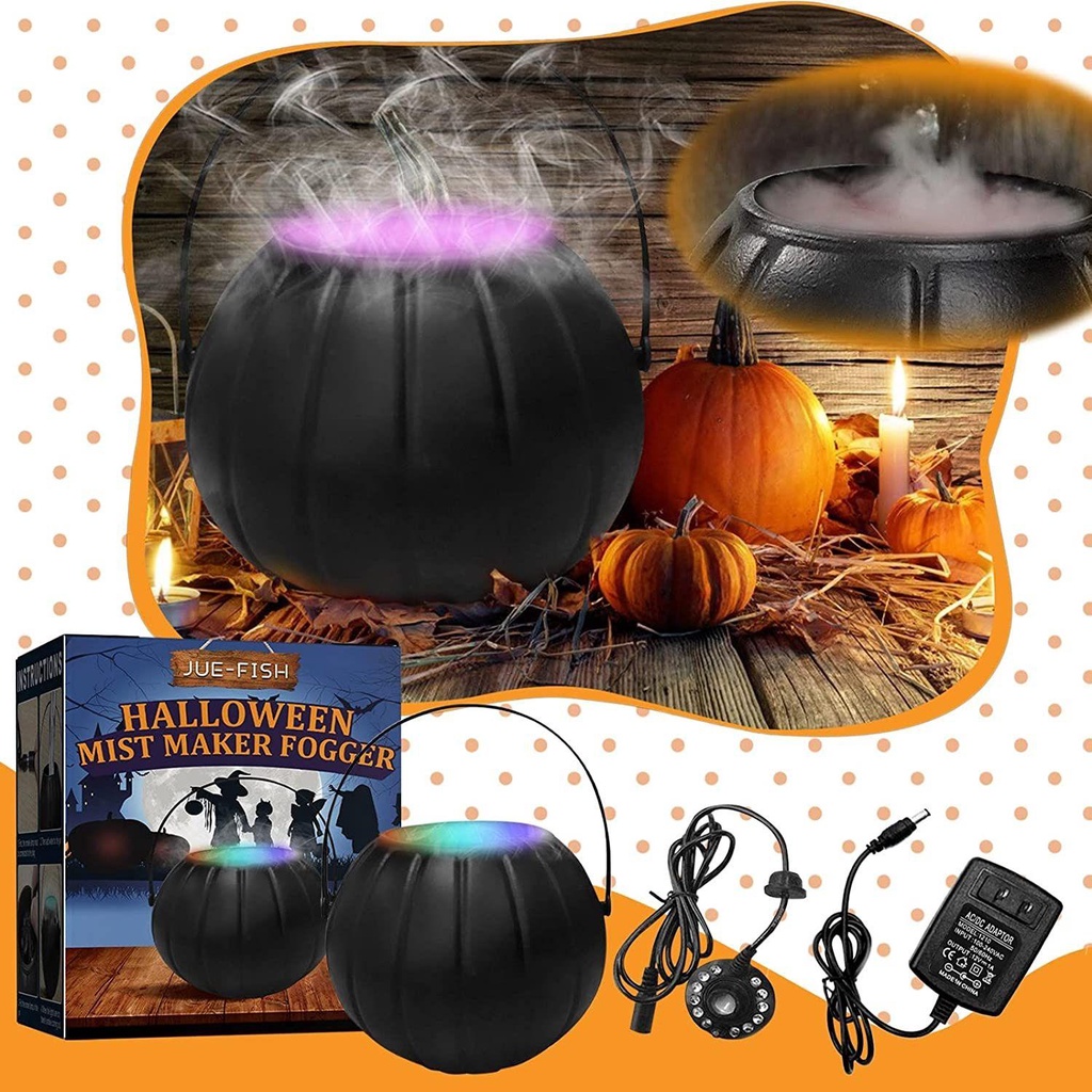 Lọ Đựng Thuốc Hóa Trang Phù Thủy Màu Đen Thay Đổi Màu Sắc Độc Đáo Cho Halloween