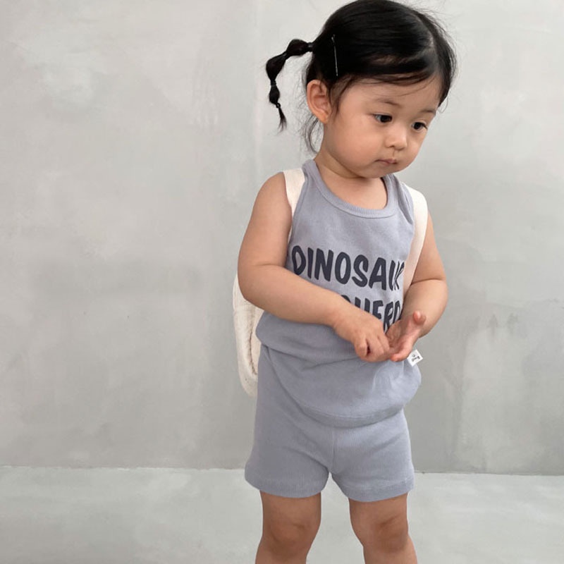 Set Áo Sát Nách + Quần Sọt Cho Bé