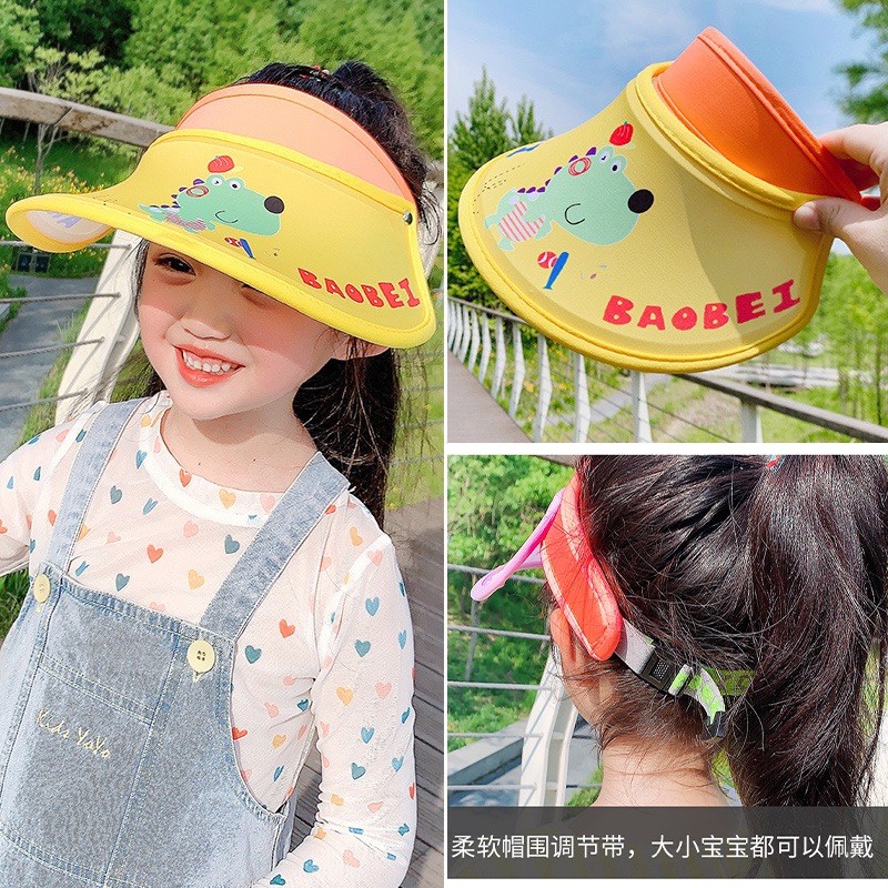 Mũ nón nửa đầu cho bé hình khủng long ngộ nghĩnh phong cách Hàn Quốc