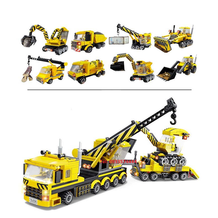 Bộ xếp hình sáng tạo 8