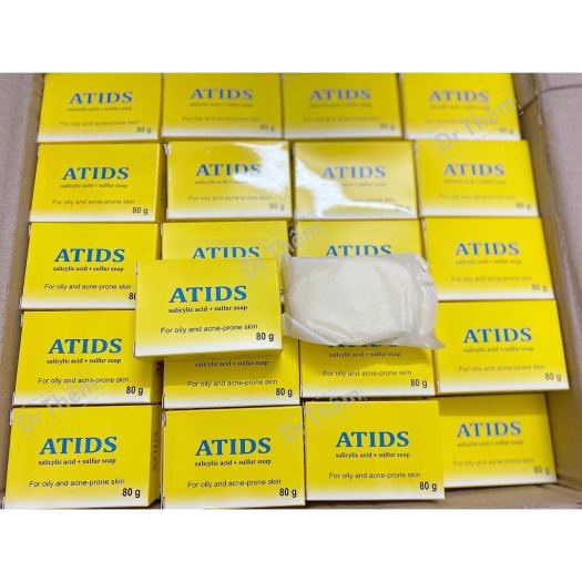 Xà Phòng Tắm ATIDS Soap 80g - Giảm Mụn Lưng, Giúp Làm Sạch Da  - Bác Sĩ Nghĩa