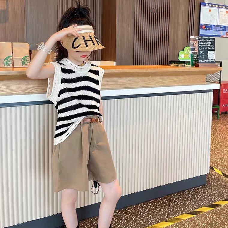 (10-30kg) Đồ bộ quần áo bé gái TẶNG KÈM thắt lưng TTR111 TTN112