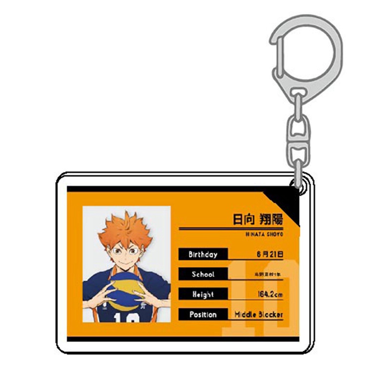 Móc khóa nhựa acrylic in hình anime Haikyuu Oikawa Shoyo Tooru Kozume Kenma