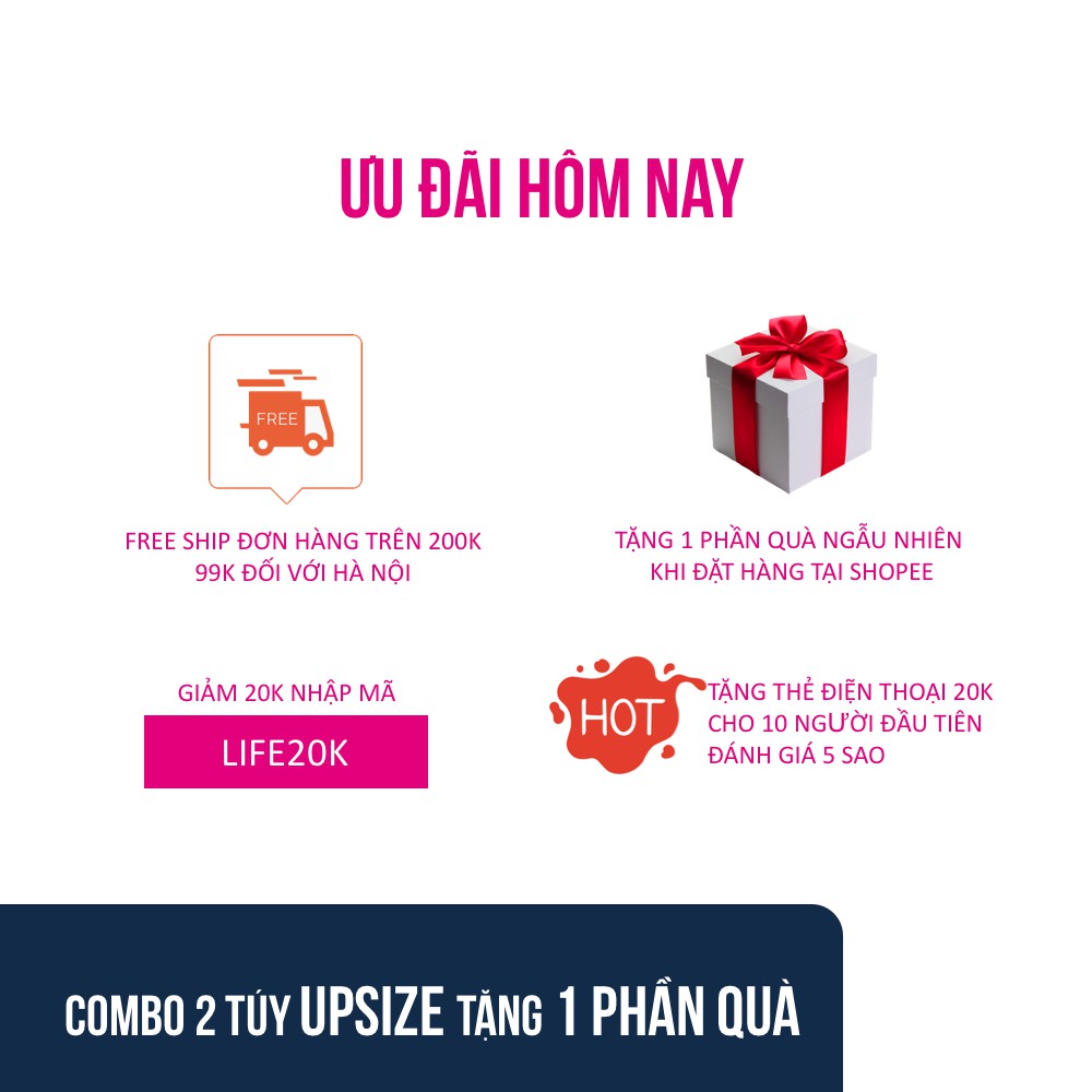2 Tuýp Up size tăng kích thước vòng 1 hiệu quả sau 7 ngày | BigBuy360 - bigbuy360.vn