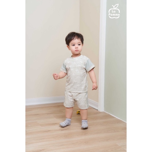 [La pomme] Bộ cộc La Pomme Tiny care cho bé 6m-5y