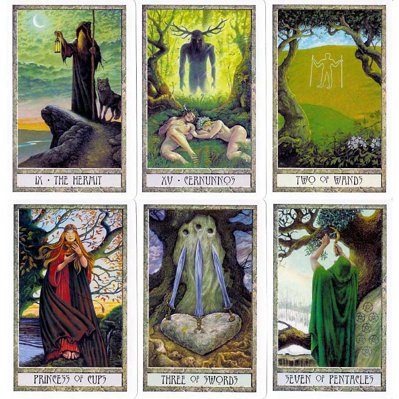 Bài DRUIDCRAFT TAROT 9x14 cm Size Gốc (Nhịp điệu mùa màng)