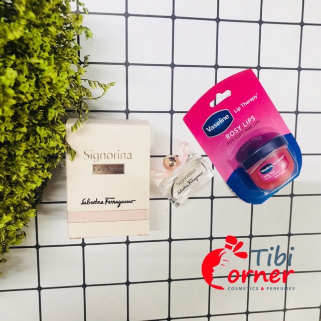 [Tặng kèm Son Vaseline Mỹ]Nước hoa mini nữ Signorina Eleganza EDP for women 5ml
