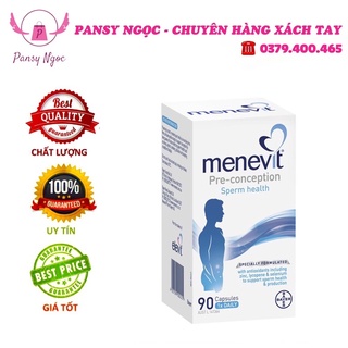 MENEVIT 90 viên- Vitamin cho nam giới tăng chất lượng, số lượng tinh trùng