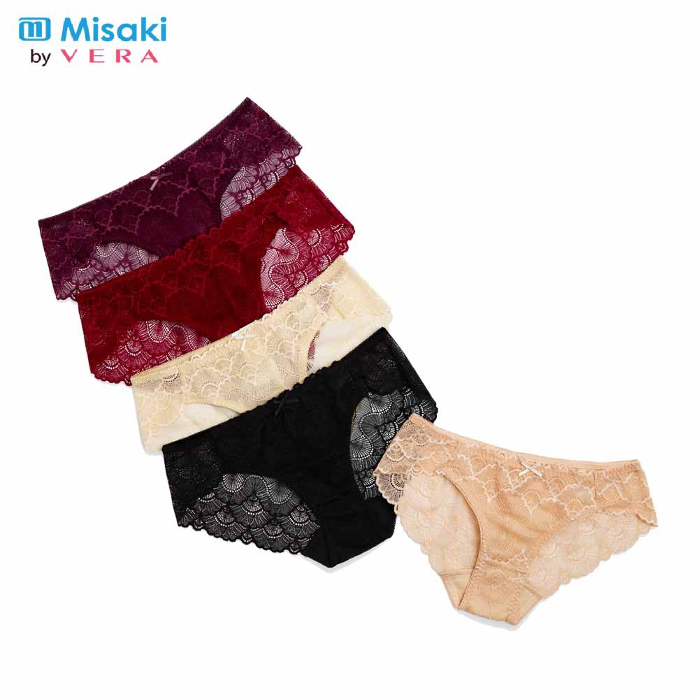 Combo 03 quần lót nữ ren Misaki by Vera 9108