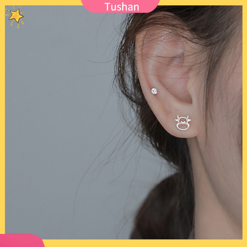 1 Đôi Bông Tai Hình Gia Súc Thời Trang