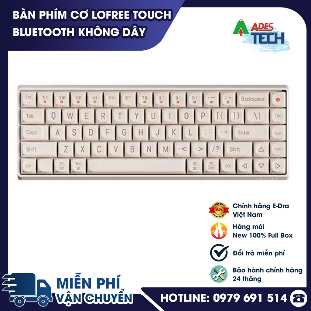 Bàn Phím Lofree Touch Bluetooth | Bàn Phím Cơ Không Dây Siêu Xinh HOT NEW 2021