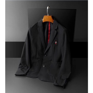 Áo khoác blazer nam ,áo vest nam balzer nam phong cách Hàn Quốc -lót viền đỏ