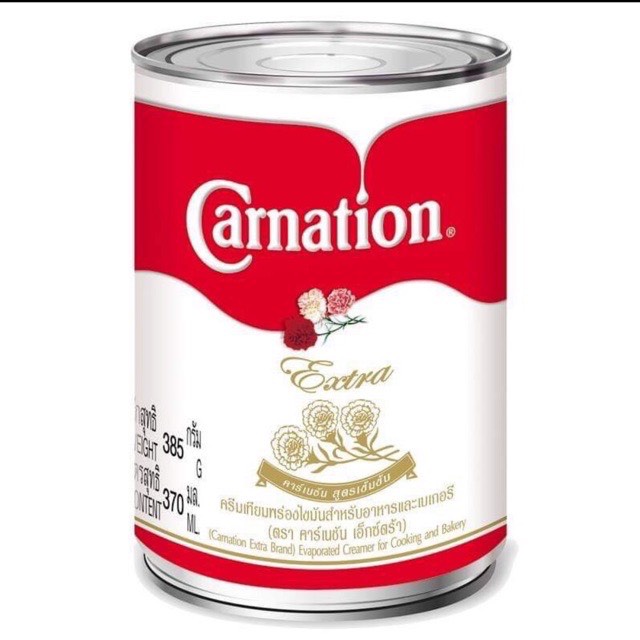 Sữa béo Carnation 385g (Sữa hoa hồng) Thái Lan