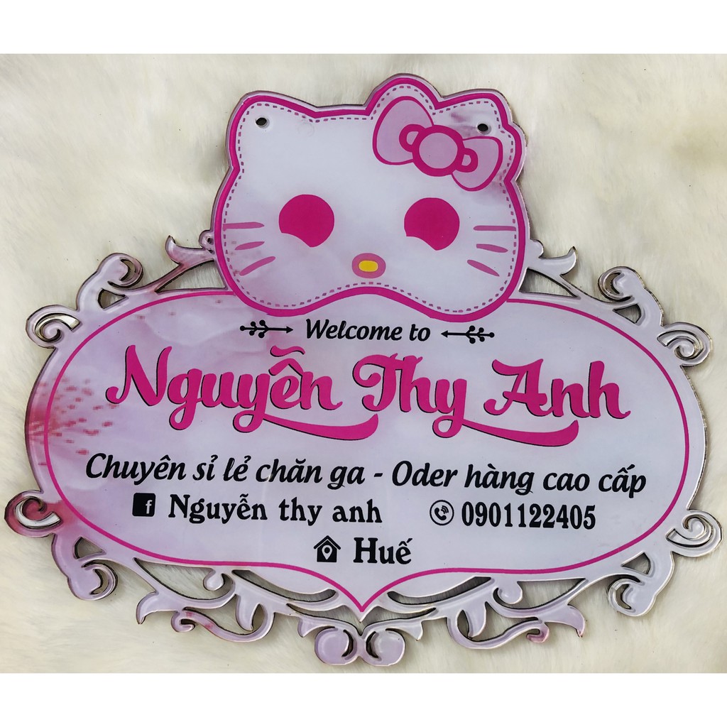 Biển hiệu mica trang trí shop bán hàng - Free thiết kế theo yêu cầu - Đạo cụ bán hàng hiệu quả