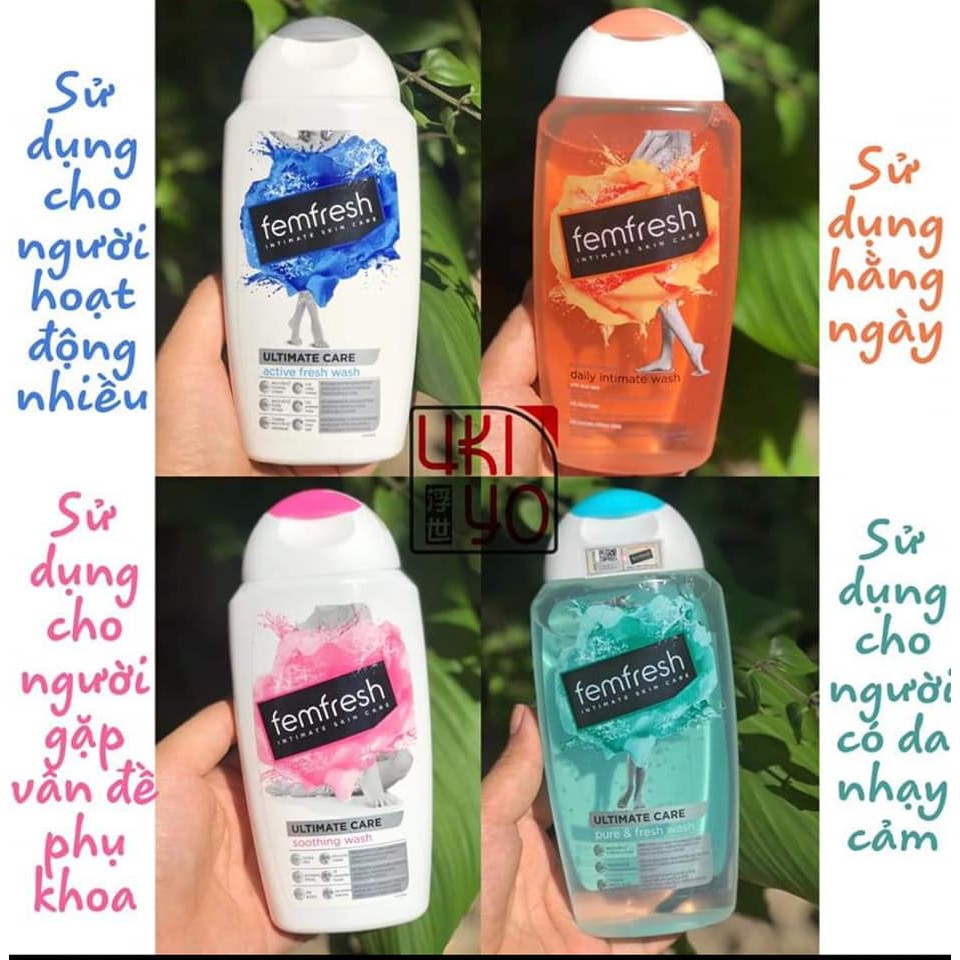 [FREESHIP][CHÍNH HÃNG]Dung Dịch Vệ Sinh Phụ Nữ Femfresh UK 250ml