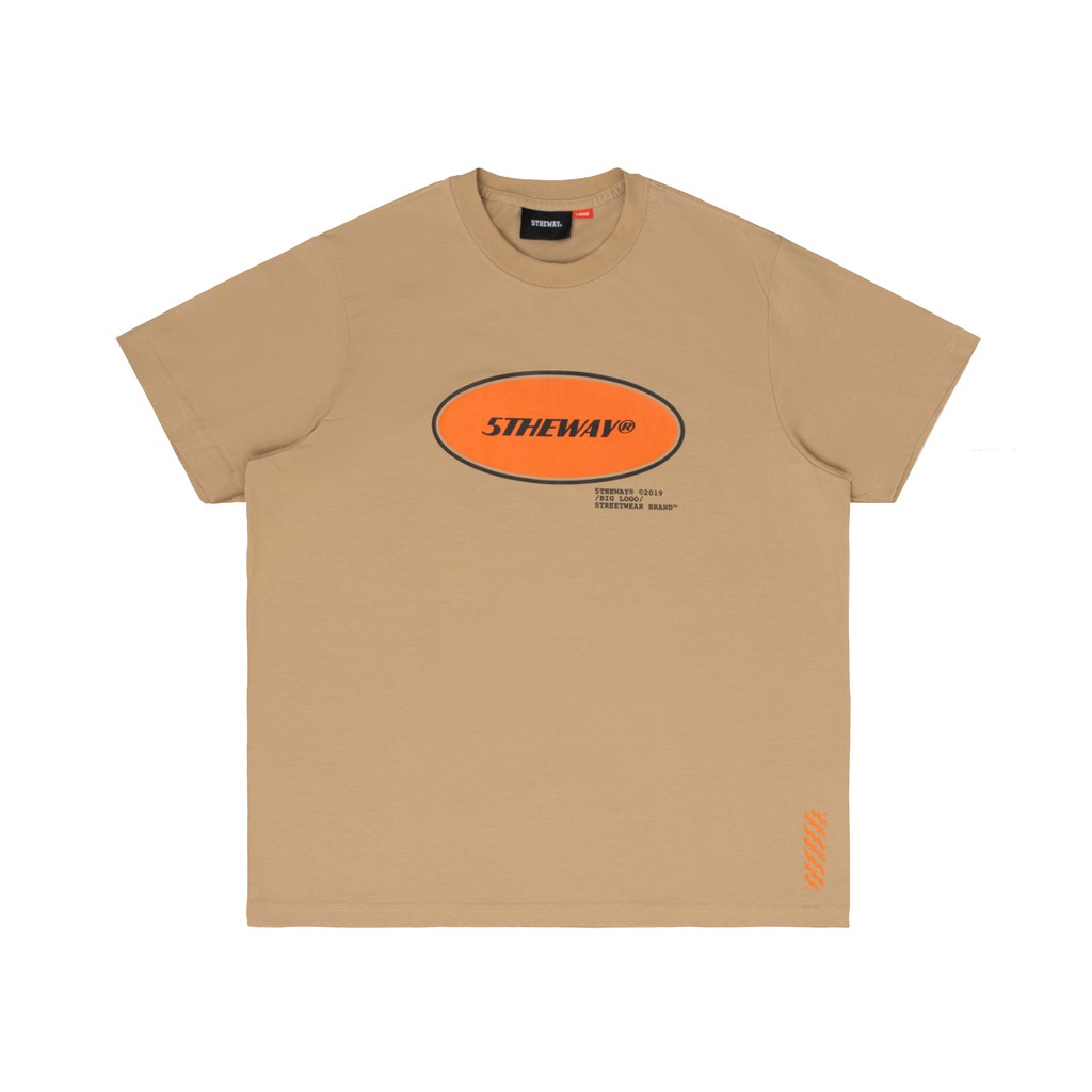 Áo thun tay ngắn 5THEWAY /oval/ SQUARE TEE in WARMSAND
