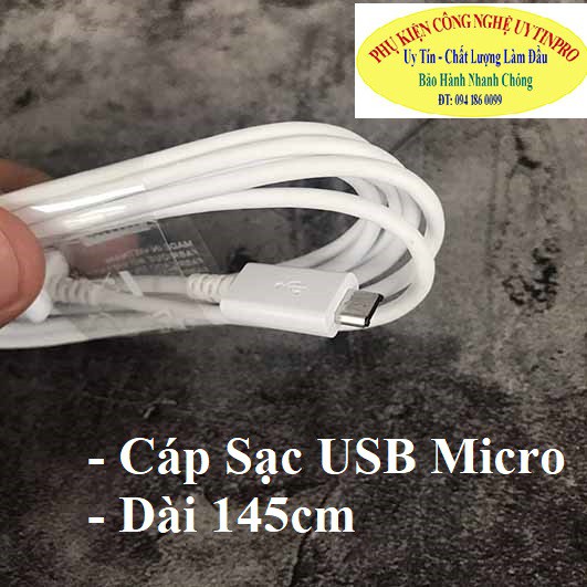 CÁP SẠC USB Micro Androi SamSung Dây dài 145cm AS999 Made in Viet Nam