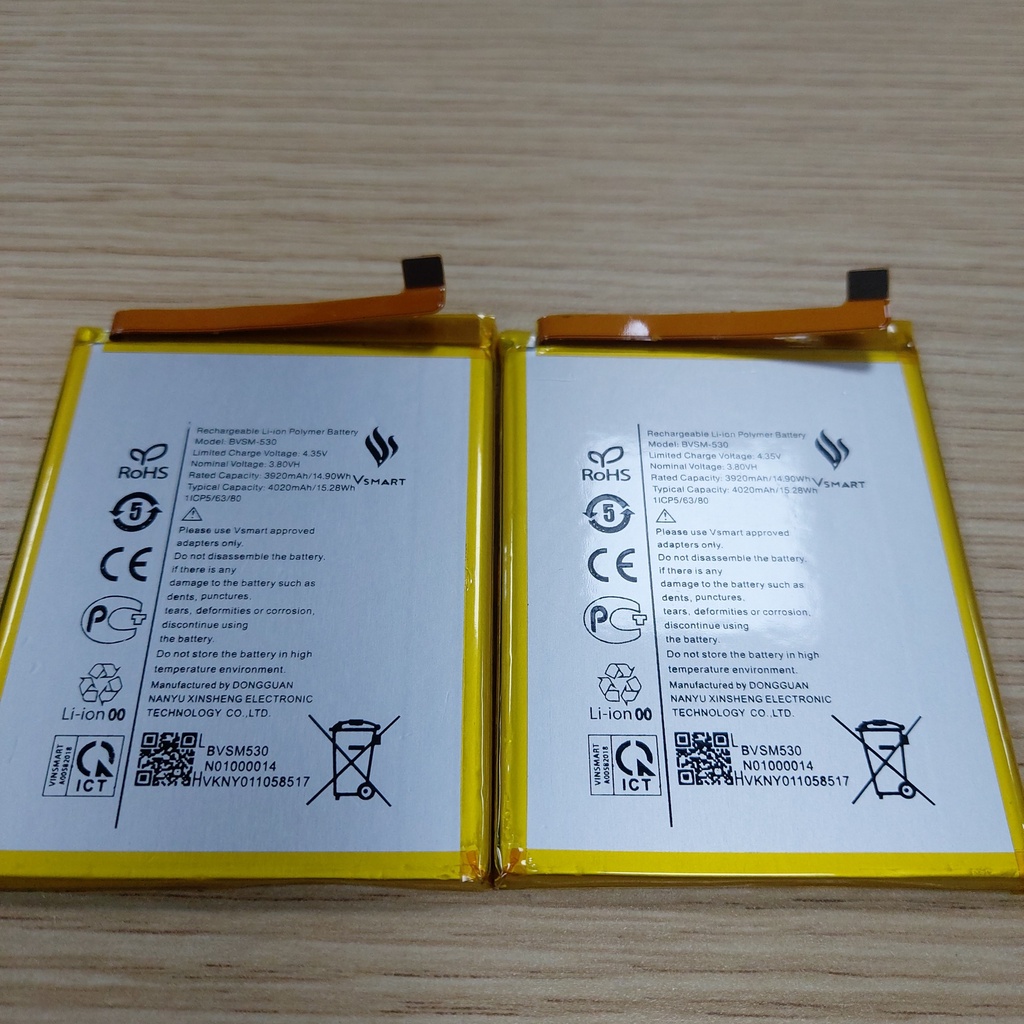 Pin Vsmart Active 3 zin ,BVSM-530 dung lượng 4000mAh