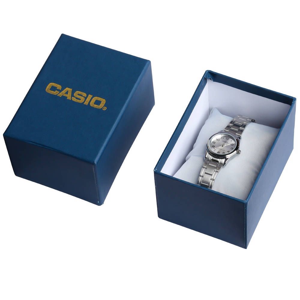 Đồng Hồ Casio Nữ LTP-V001D-7BUDF Dây kim loại - Mặt trắng