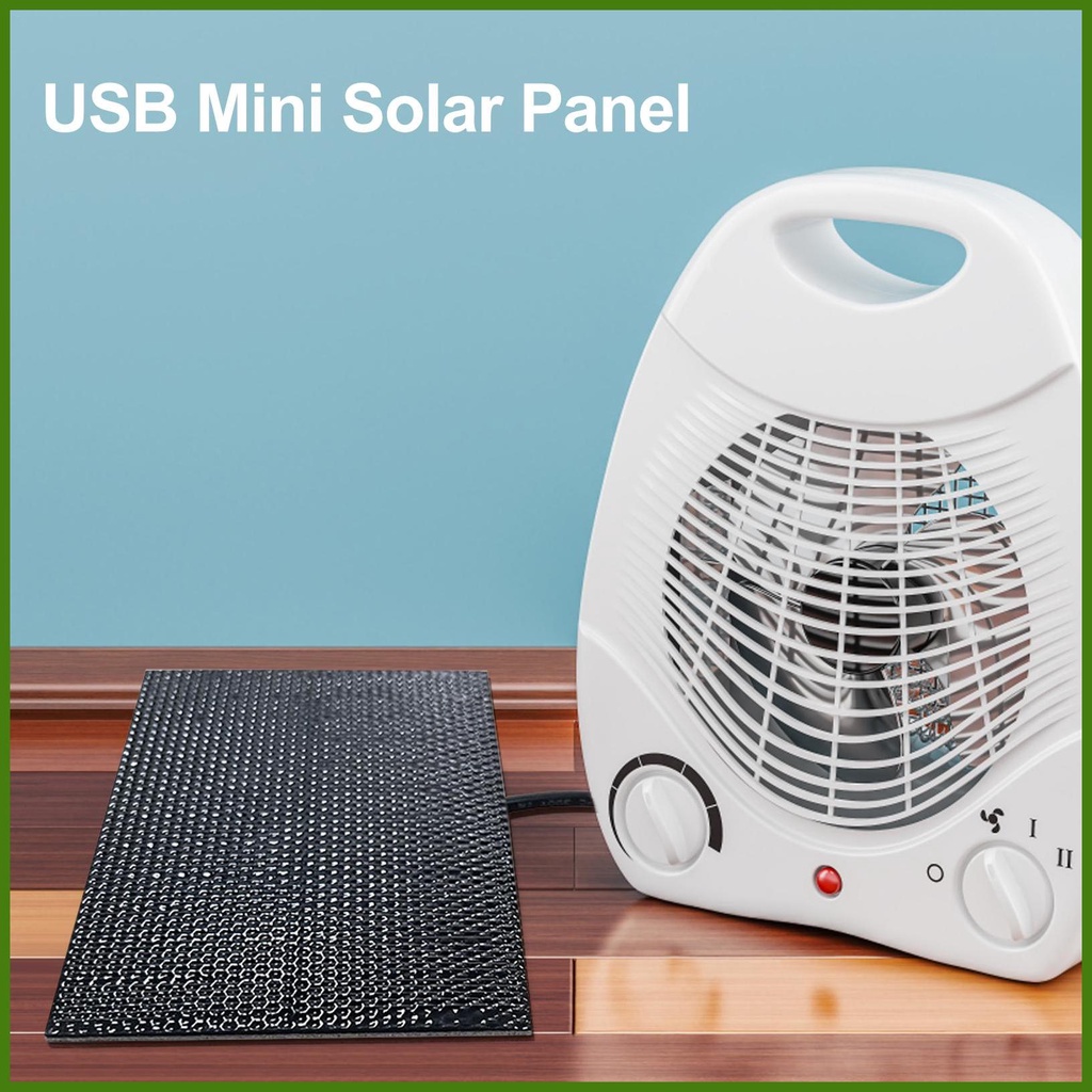Tấm Sạc Năng Lượng Mặt Trời Mini 5W Cổng USB Đơncrystalline Chống Nước Cho rdavn