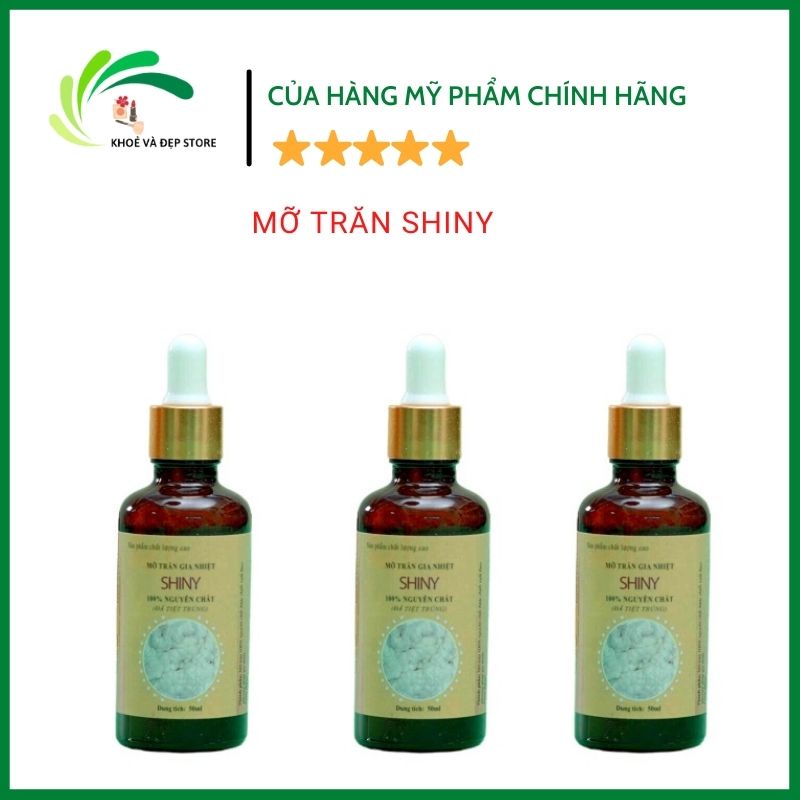 Mỡ Trăn Triệt lông Nguyên Chất Shiny, Chăm sóc da hiệu quả  Mỡ Trăn Gia Nhiệt ức chế mọc lông,Mỡ Trăn Shiny 50ml