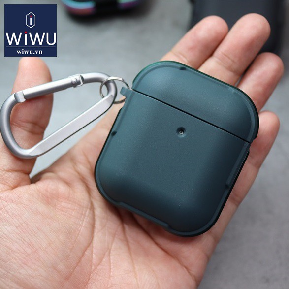 WIWU DEFENSE CASE - Ốp viền kim loại chống sốc cho tai nghe Airpod Gen 1 - 2 cao cấp chính hãng