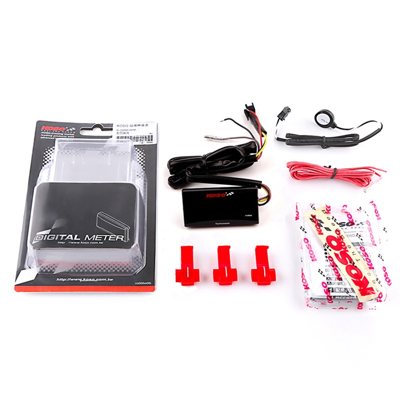 Máy đo tốc độ kế kỹ thuật số LED RPM Tester DC 8-18V cho Honda Yamaha Kawasaki