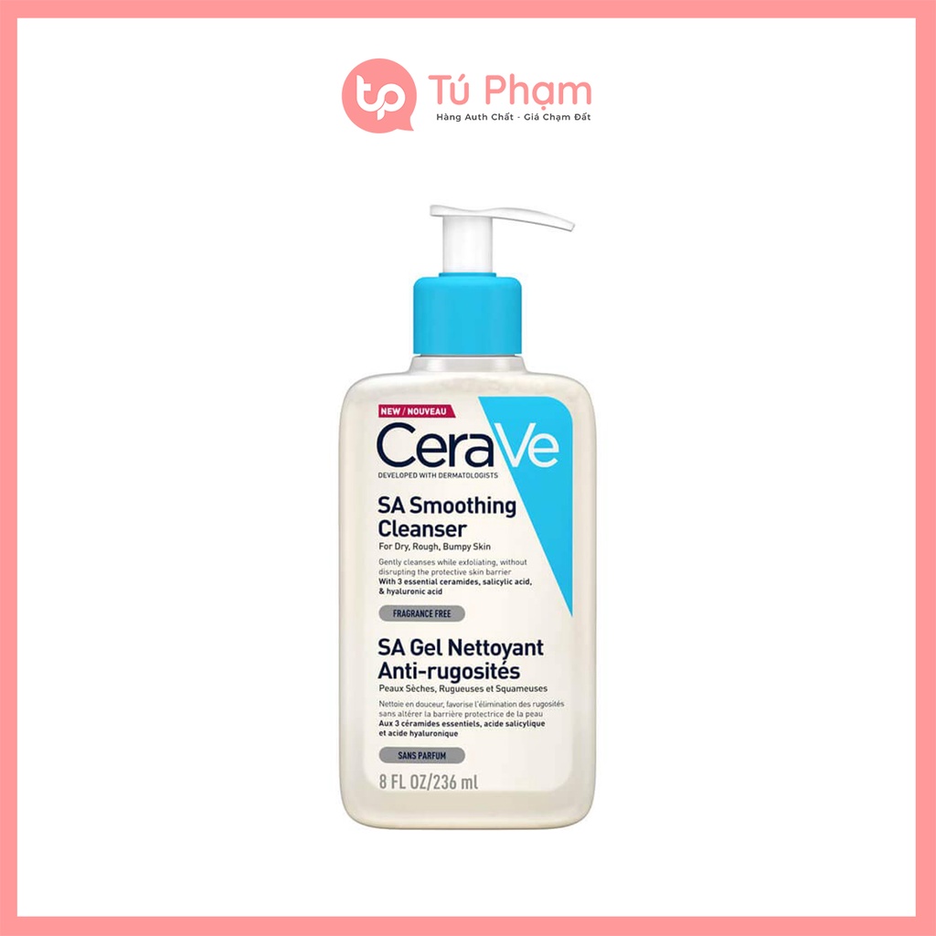 Sữa Rửa Mặt Cerave SA Smoothing Cleanser 236ml