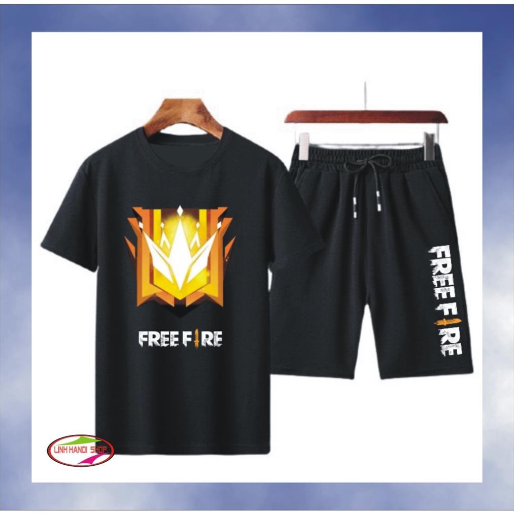 Bộ Áo HEAVY màu đen cổ tròn + Quần Short nam cực đẹp đậm chất GAME thủ